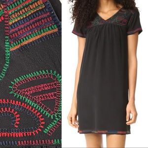 Madewell Embroidered Colorstitch Dress